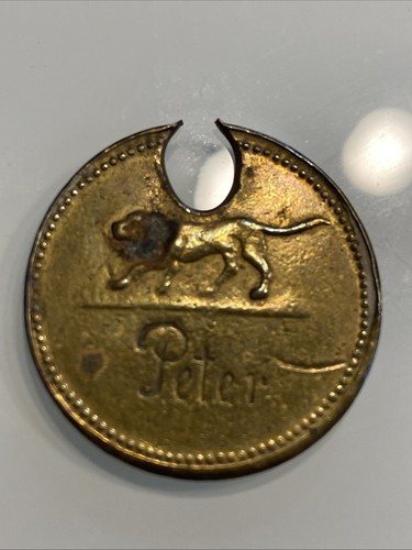 Alte historische hundemarke - alte,
