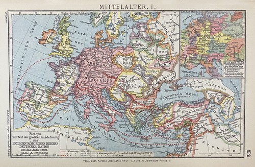 Historische landkarte - historische,