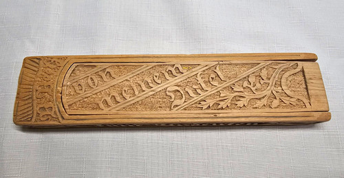 Historische federmappe holz - historische,
