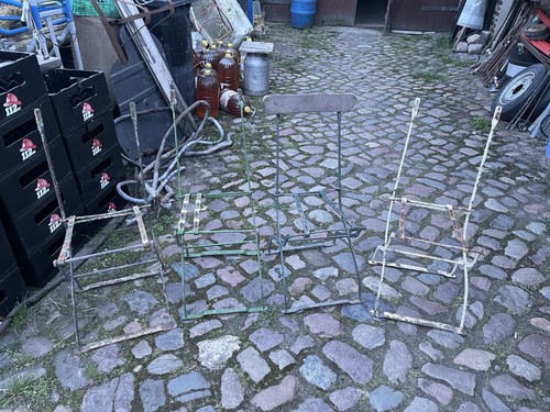 Historische alte klappstühle - historische,