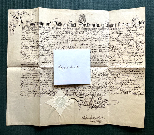 Historische urkunde um - 🔥historische, v.