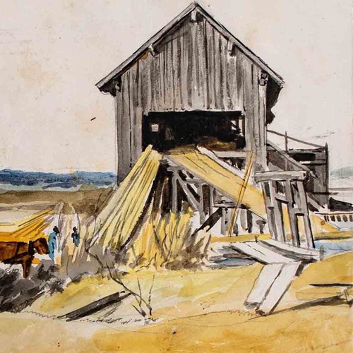 Alte mühle sägewerk - alte,
