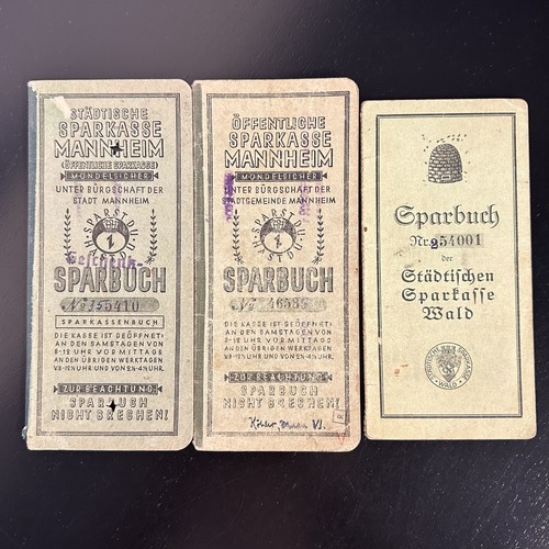 Historische sparbücher - 3,