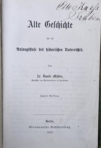 Alte geschichte für die - für,